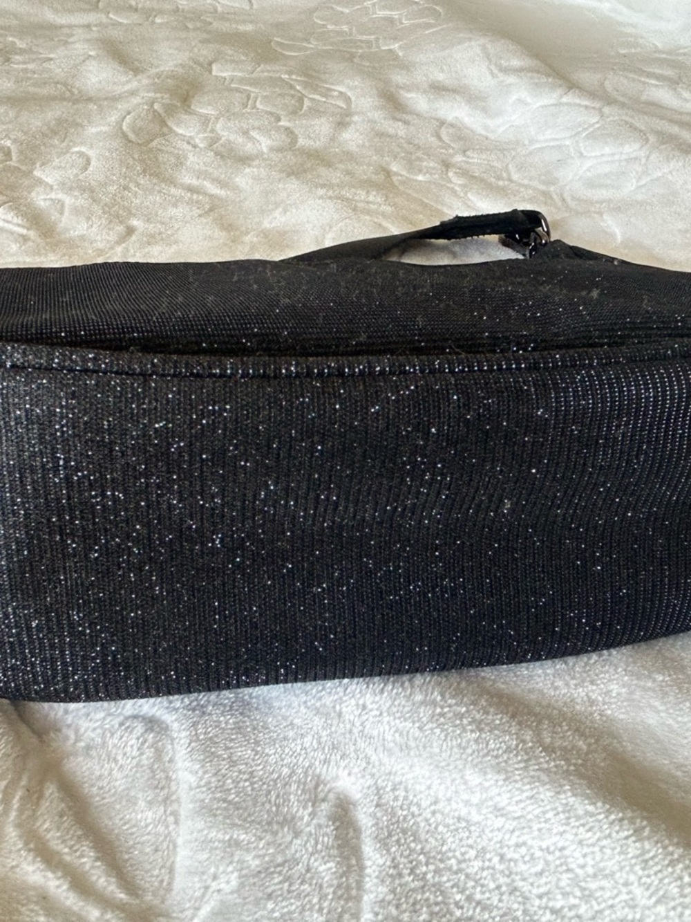 Lululemon Athletica Black Sparkle Shoulder Purse - Picture 3 of 4